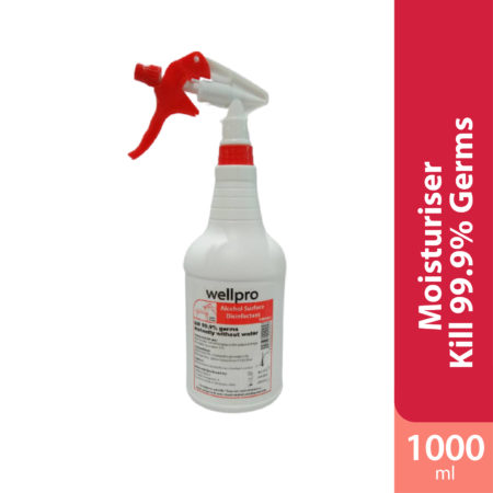 Wellpro Hospital Grade Disinfectant Spray 1000ml | Kills 99.9% Germs