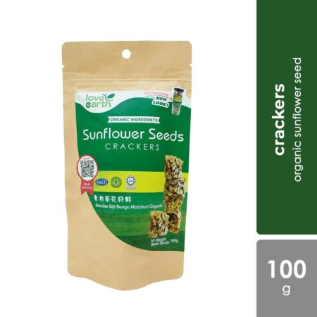 Love Earth Sunflower Seed Crackers 100g