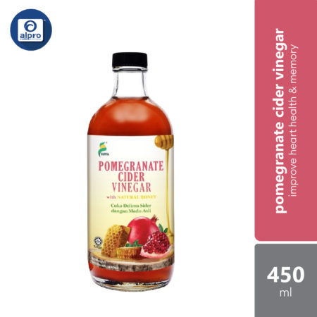 Surya Pomegranate Cider Vinegar With Natural Honey 450ml | Improve Heart Health & Memory