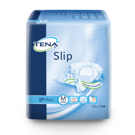 Tena Slip Plus (M) 12s | Soft and Comfortable Fit