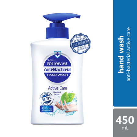 Follow Me Antibacteria Hand Wash Active Care 450ML | Hand Wash