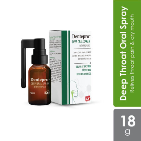 Dentepro Deep Oral Spray with Propolis 18ml | Reduce Sore Throat