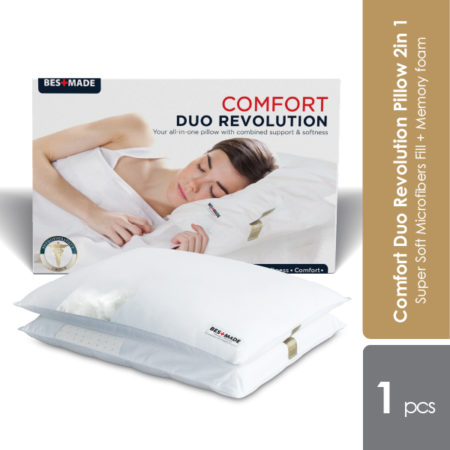 Bestmade Comfort Duo Revolution Pillow | Helps Neck Discomfort