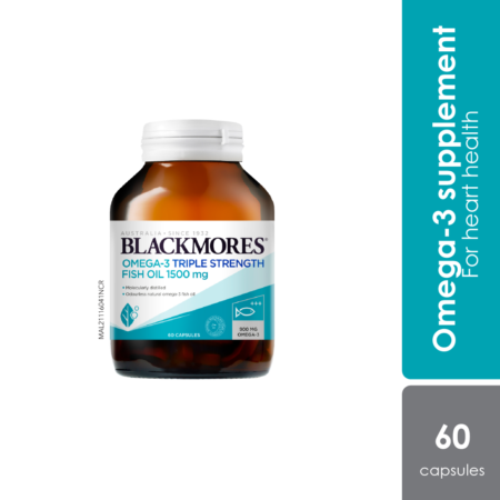 Blackmores Omega 3 Triple Strength Fish Oil 1500mg 60s