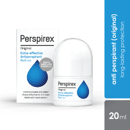 Perspirex Roll-On Anti Perspirant 20Ml (Original / Comfort / Strong) | Clinically Tested & Proven