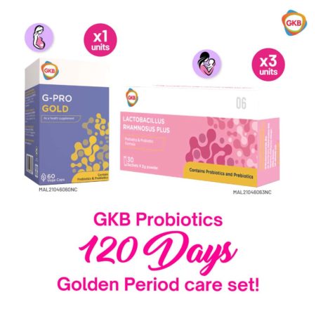 GKB Probiotics 120 Days Golden Period Care Set during Pregnancy and Postpartum