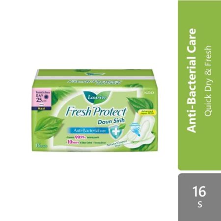 (Ws)Laurier Fresh Protect Daun Sirih 25cm 16s