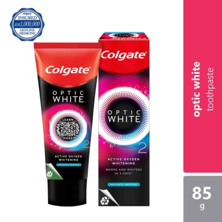 Colgate Optic White O2 Aromatic Menthol 85g | Whiten In 3 Days