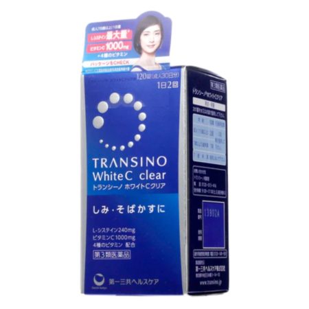 Daiichi Sankyo Transino White C Clear Tablets 120s