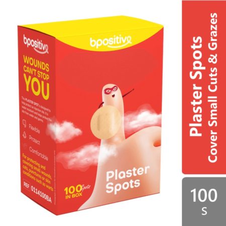 Bpositive Plaster Spots 100s | Cover Small Cuts & Grazes