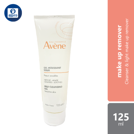 Avene Soapless Foaming Gel 125ml | Remove Make Up & Impurities