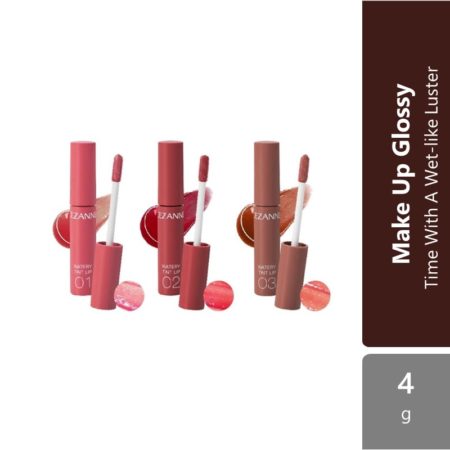 Cezanne Watery Tint Lip (01 Natural Pink/ 02 Coral Red/ 03 Beige Brown) | Long Lasting and Non Sticky