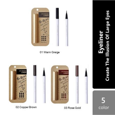 Cocoroiki Eyedesign Liner Bk 0.45ml ( Gloss Black  Bronze Black  Garnet Brown ) | Create The Illusion Of Large Eyes