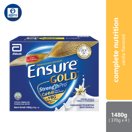 Abbott Ensure Gold Vanilla YBG (Yeast Beta Glucan) 1.48kg | Complete And Balanced Nutrition