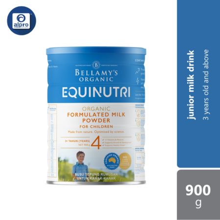 Bellamy's Organic Step 4 Equinutri Junior Milk Drink 900g | Suitable for Children Age 3Years & Above