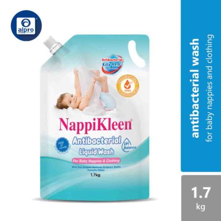 Nappikleen Anti-bacterial Wash Refill 1.7kg | Kills 99.9% Of Bacteria From Baby Clothes