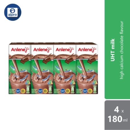 Anlene Uht Chocolate 4s X 180ml | High Calcium For Strong Bones