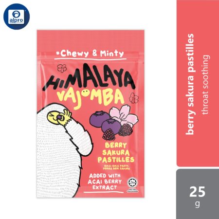 Bf Himalaya Vajomba Pastilles Berry Sakura 25g | Throat Soothing