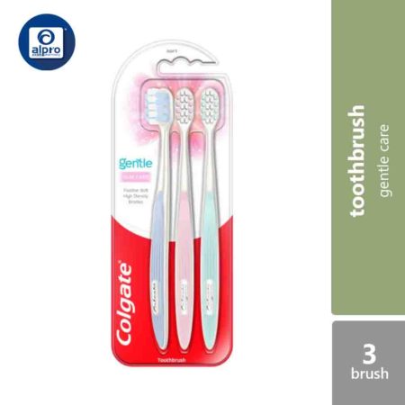 Colgate Gentle Toothbrush 3s (clean / Gum Care / Charcoal)