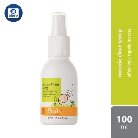 Buds Everyday Organics Mozzie Clear Spray 100ml | Effectively Repels Insects