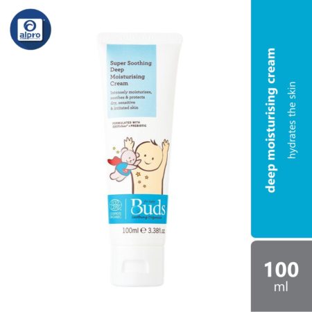 Buds Soothing Organics Super Soothing Deep Moisturising Cream 100ml | Hydrates The Skin