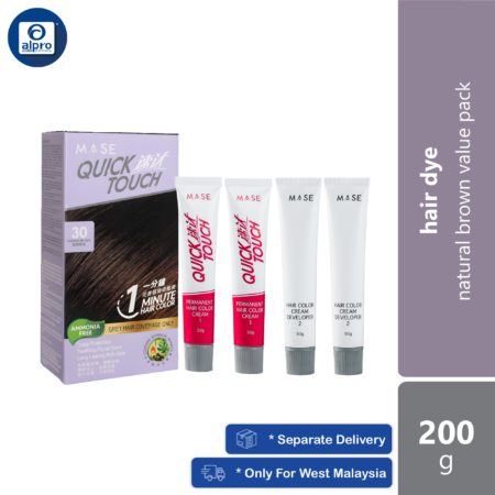 Quick Touch 1 Minute Hair Color Natural Brown 30 50g ×4s | Natural Brown Value Pack