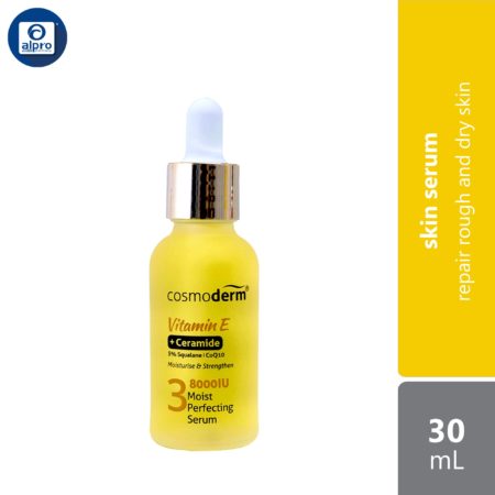 Cosmoderm Vitamin E Moist Perfecting Serum 30mL | Repair Rough and Dry Skin