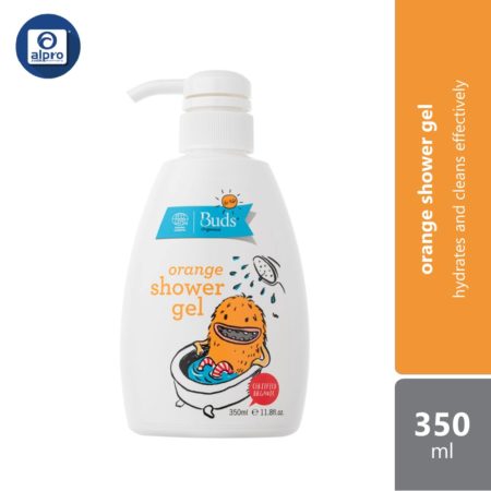 Buds Shower Gel 350ml (Orange/ Lavender) | Hydrates and Cleans Effectively