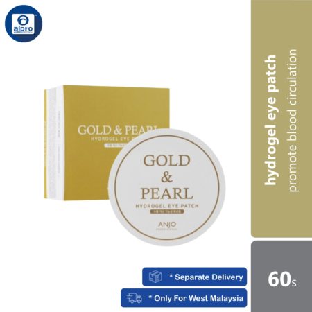 ANJO Professional Gold & Pearl Hydrogel Eye Patch 60s | Promote Blood Circulation