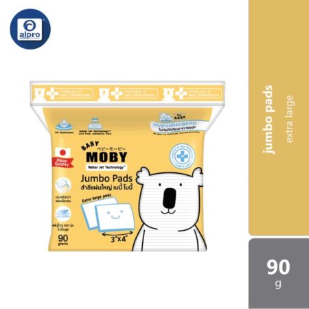 Baby Moby Jumbo Cotton Pads 90g | Smooth and High Absorbency