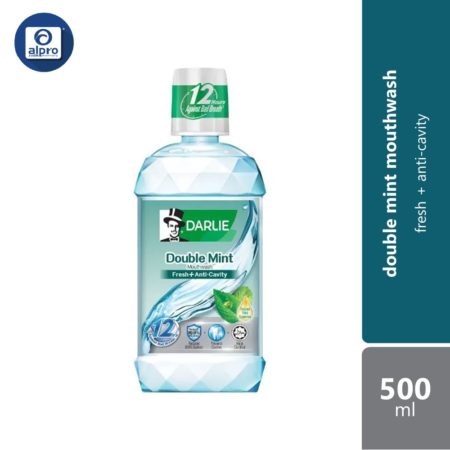 Darlie Mouth Rinse 500ml (Double Mint/ Green Tea) | Long Lasting Freshness