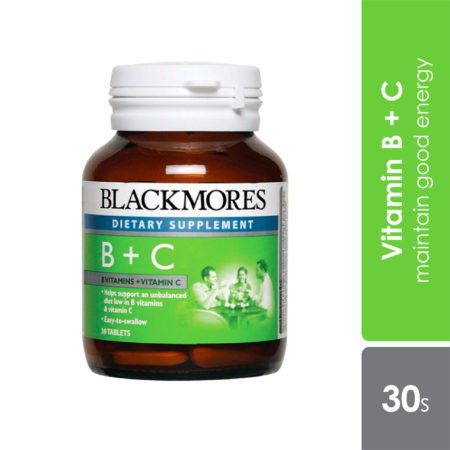 Blackmores Vitamin B+C 30s | Wellbeing