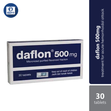 Daflon 500mg 2x15s | Treatment for Acute Hemorrhoidal Attack Symptoms