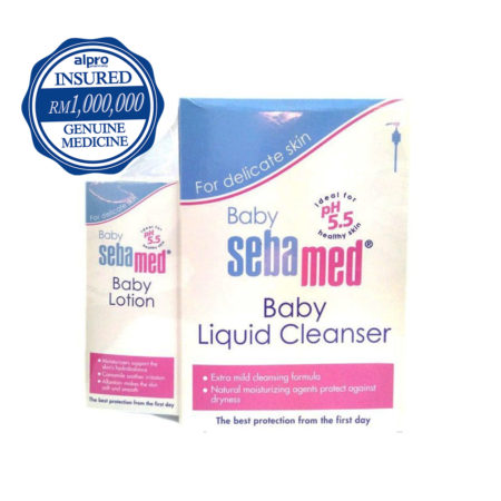 Sebamed Baby Liquid Cleanser 500ml With Lotion 100ml