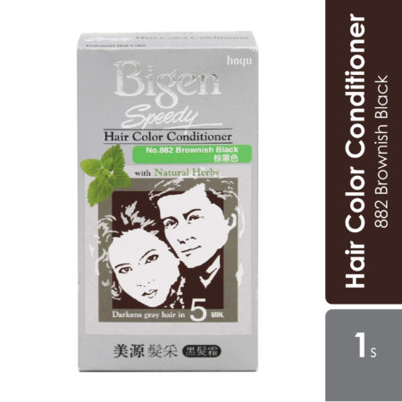 Bigen Speedy Hair Color Conditioner 882 Brownish Black