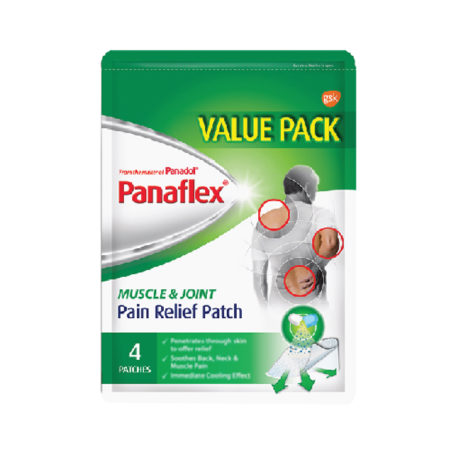 Panaflex Pain Relief Patch 4s | Fast Relief for Muscle & Joint