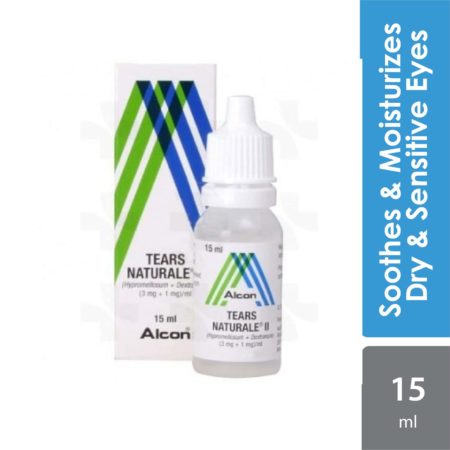 Alcon Tears Naturale II 15ml | Dry Eye Symptoms Reliever