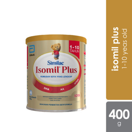 Abbott Isomil Plus Children's Lactose-Free Milk Formula 400g | For Age 1-10 Years