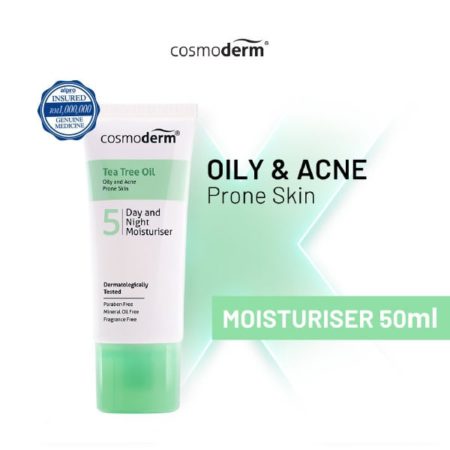 Cosmoderm Tea Tree Oil Day & Night Moisturiser SPF 15 PA+++ 50ml