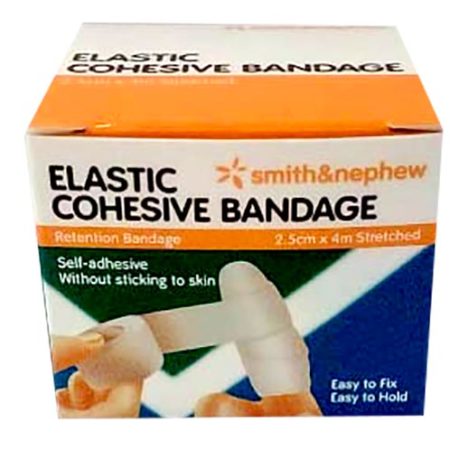 S&n Elastic Cohesive Bandage (stretched) 2.5cmx4m