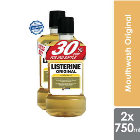 Listerine Original 750ml 2s | Breath Refresher