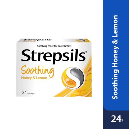 Strepsils Soothing Honey & Lemon 24s