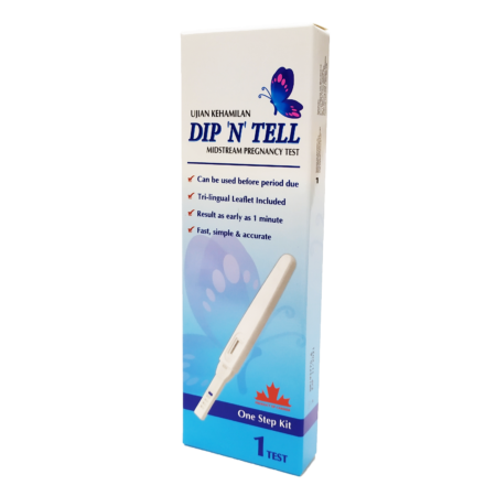 Dip N Tell Midstream Pregnancy Test 1s