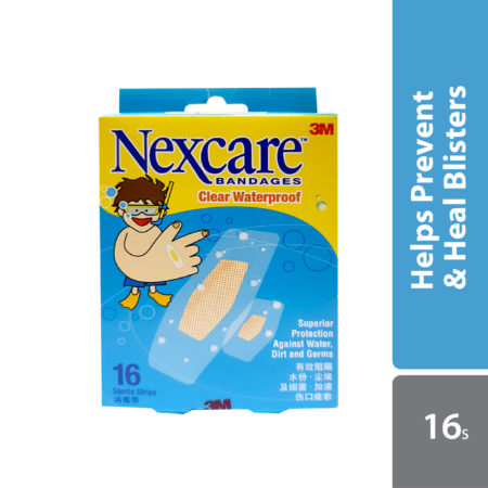 3m Nexcare Bandages Clear Waterproof 16s