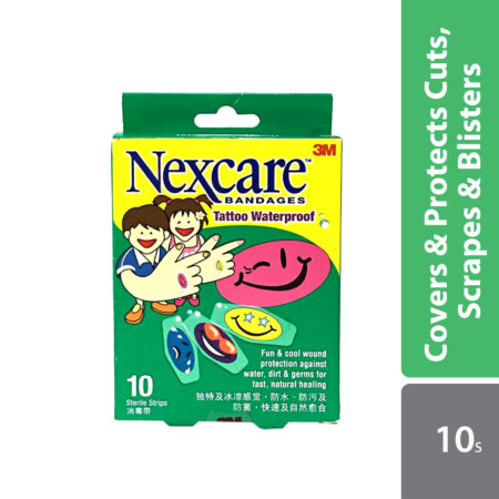 3m Nexcare Bandages Tattoo Waterproof 10s