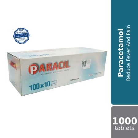 Paracil (paracetamol) 500mg 100x10s