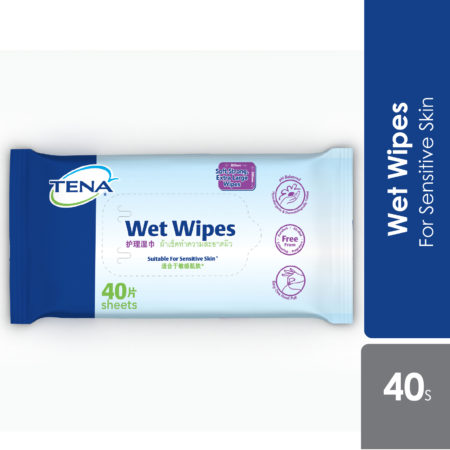 Tena Wet Wipes 40s | Hygienic Cleansing