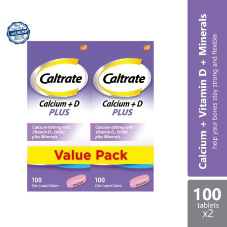 Caltrate 600 Plus 2x100s | Bone Health Formation