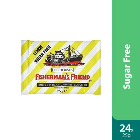 Fishermans Friend Sugar Free Lemon Lozenges 24x25g