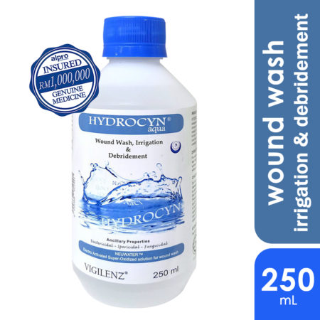 Vigilenz Hydrocyn Aqua Wound Care 250ml